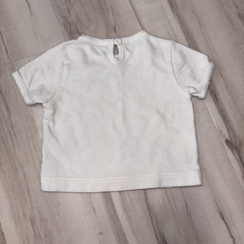 Tricycle Vintage Cotton Tshirt‎ Toddler 18 Month Floral Embroidery Short Sleeve - Picture 5 of 8